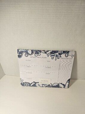 Vera Bradley Magnetic Weekly Meal Planner Shore Enough Desk Pad Stationery To-do